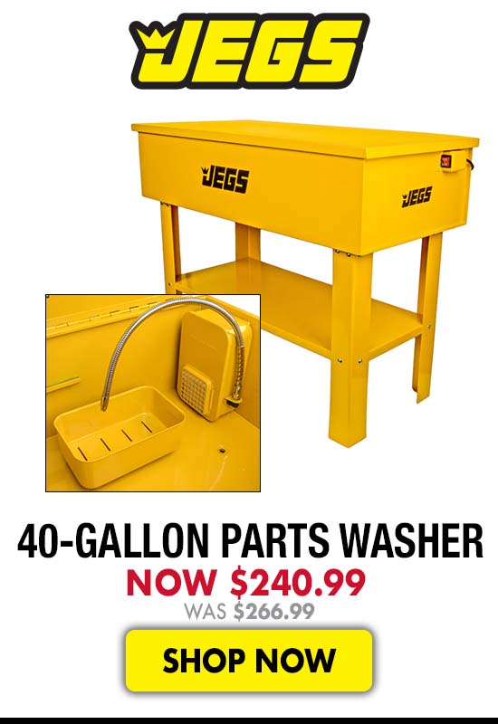 JEGS 40-Gallon Parts Washer - Now $240.99