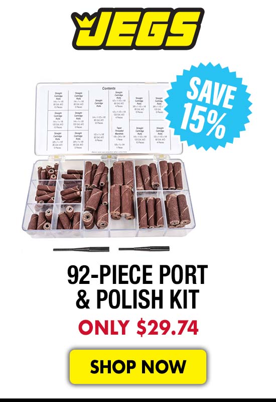 JEGS 92-Piece Port & Polish Kit - Now $29.74