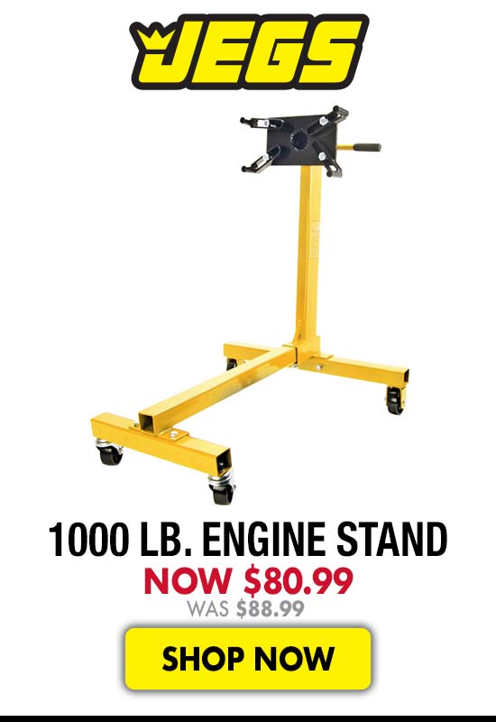 JEGS 1000 lb. Engine Stand - Now $80.99