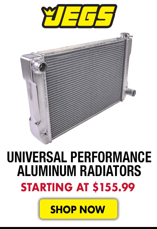 JEGS Universal Performance Aluminum Radiators - Starting at $155.99
