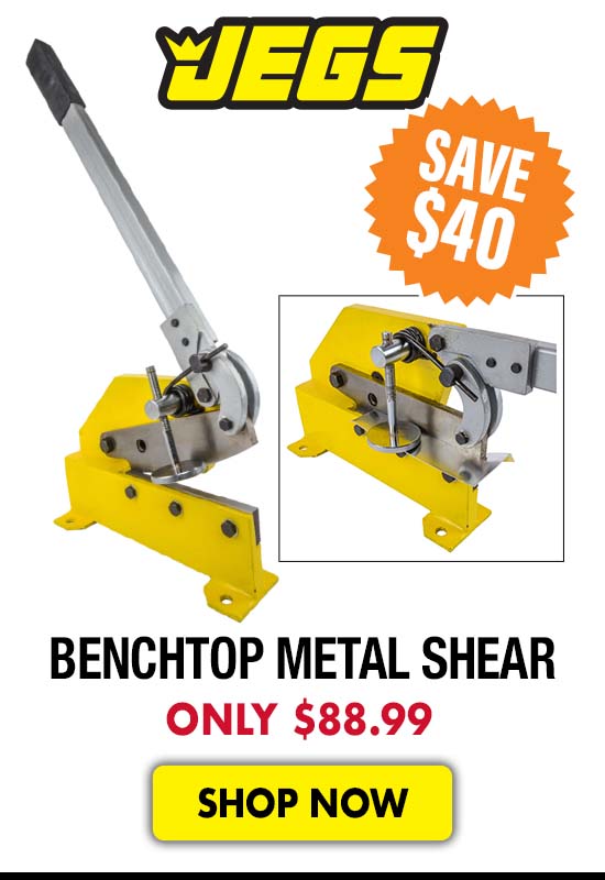 JEGS Benchtop Metal Shear - Now $88.99