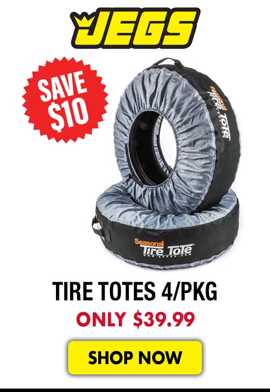 JEGS Tire Totes 4/pkg - Now $39.99