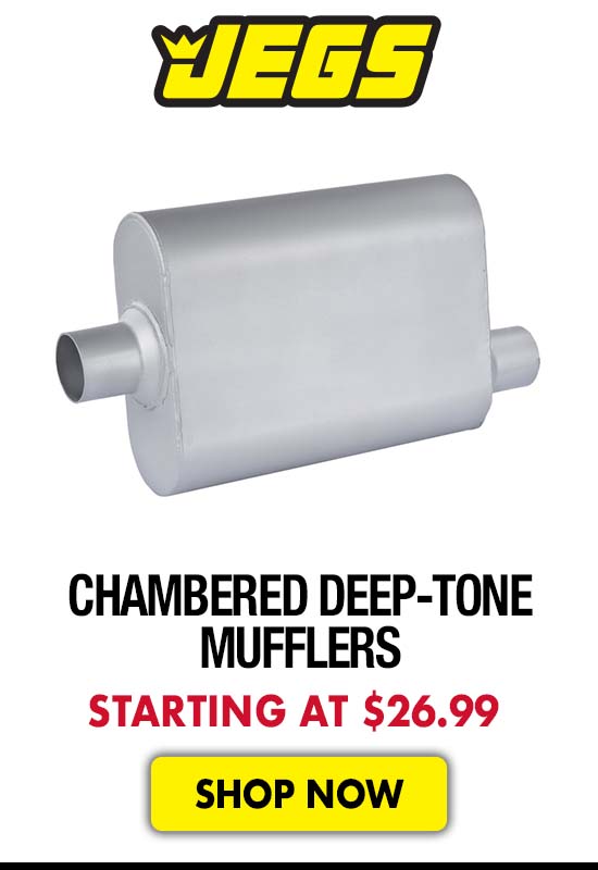 JEGS Chambered Deep-Tone Mufflers - Starting at $26.99