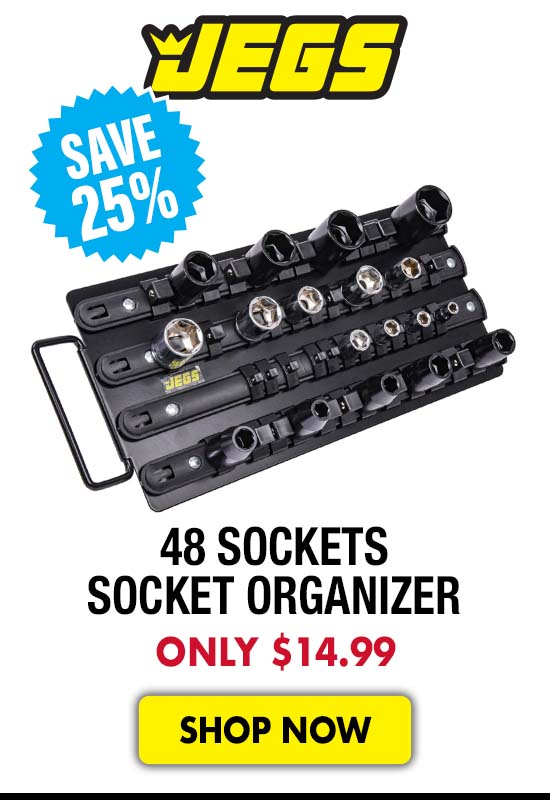 JEGS 48 Sockets Socket Organizer - Now $14.99