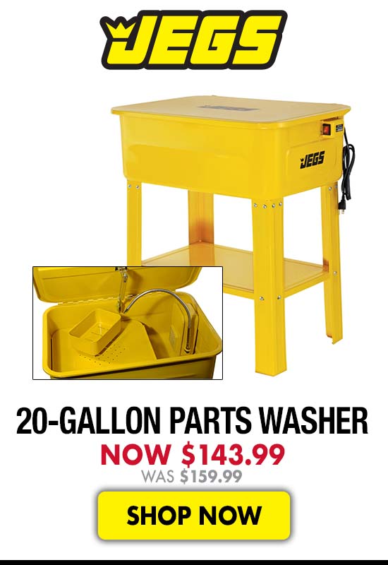 JEGS 20-Gallon Parts Washer - Now $143.99