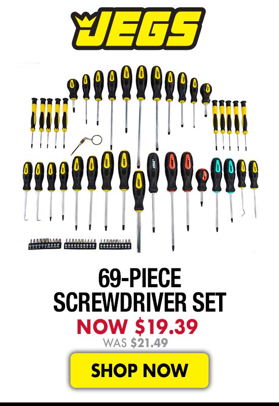 JEGS 69-Piece Screwdriver Set - Now $19.39