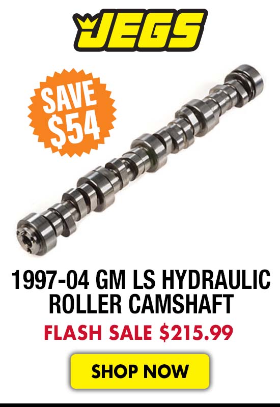 JEGS 1997-2004 GM LS Hydraulic Roller Camshaft - Flash Sale $215.99