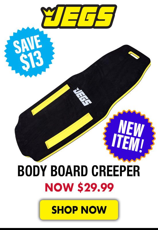 JEGS Body Board Creeper - Now $29.99 SAVE $13