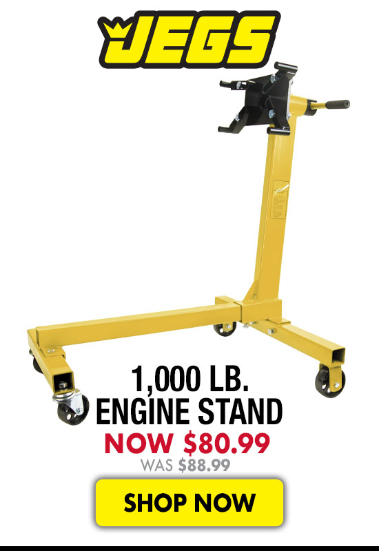JEGS 1000 lb. Engine Stand - Now $80.99 Was $88.99