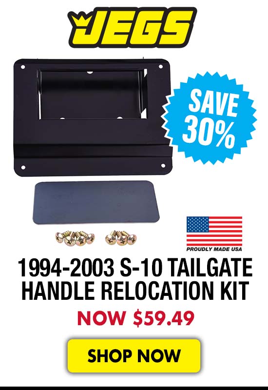 JEGS 1994-2003 S-10 Tailgate Handle Relocation Kit - Now $59.49