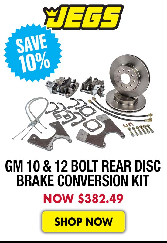 JEGS GM 10 & 12 Bolt Rear Disc Brake Conversion Kit - Now $382.49