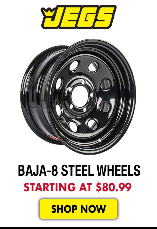 JEGS Baja-8 Steel Wheels - Starting at $80.99