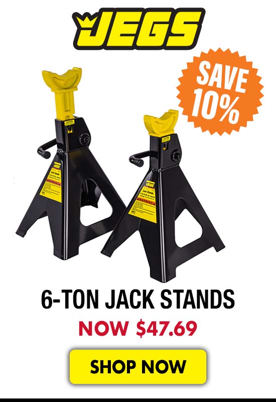 JEGS 6-Ton Jack Stands - Now $47.69