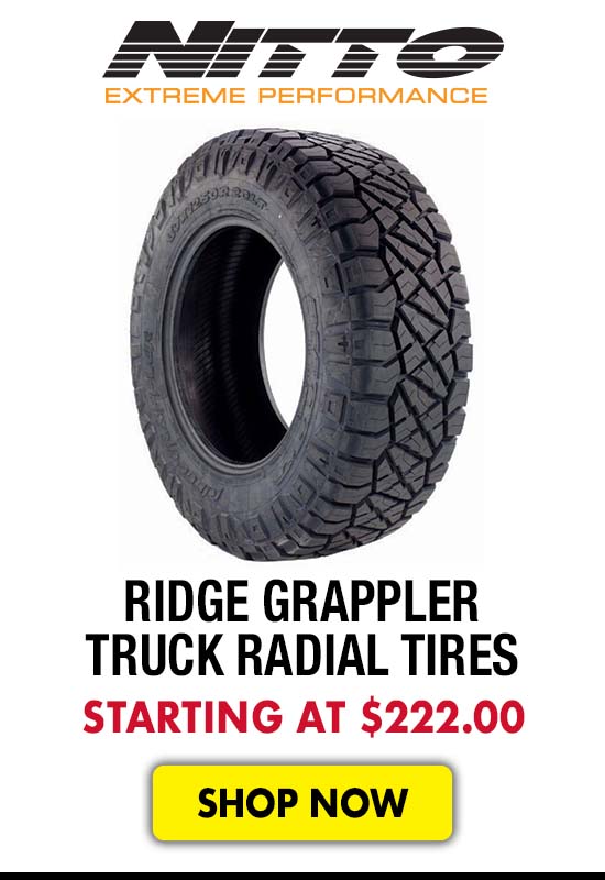 Nitto Ridge Grappler Truck Radial Tires - Starting at $222.00