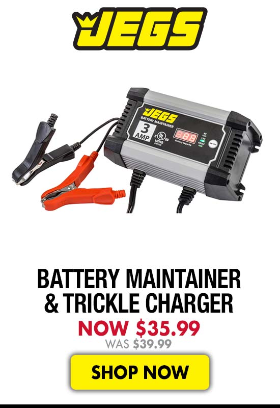 JEGS Battery Maintainer & Trickle Charger - Now $25.19