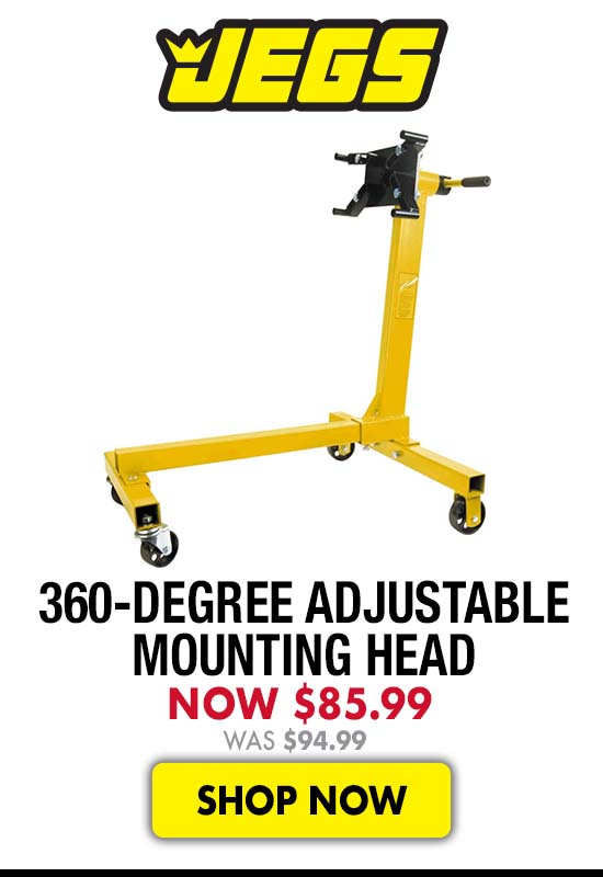 JEGS 360-degree Adjustable Mounting Head - Now $85.99