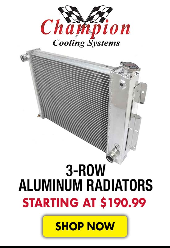 Champion 3-Row Aluminum Radiators - Starting at $190.99