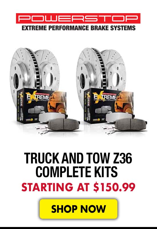 Power Stop Truck and Tow Z36 Complete Kits - Starting at $150.99