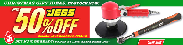 Save up to 50% OFF Select JEGS Brand Products
