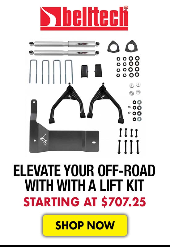 Belltech Elevate Your Off-Road With with a Lift Kit - Starting at $707.25