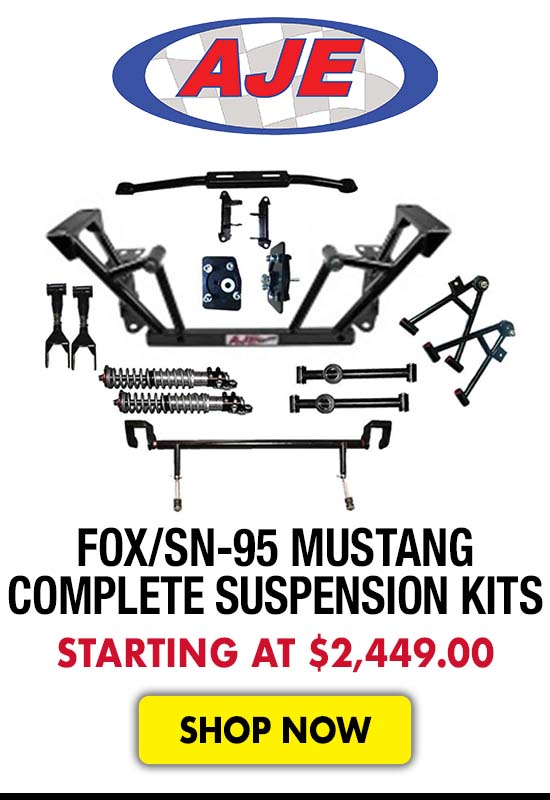 AJE Fox/SN-95 Mustang Complete Suspension Kits - Starting at $2,449.00