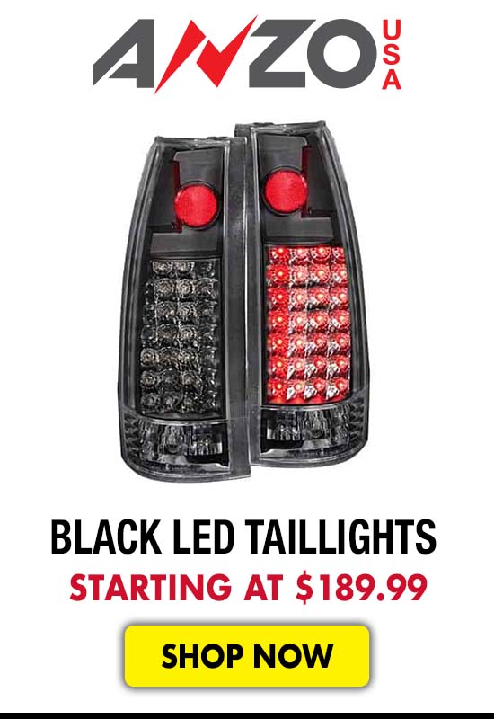 ANZO Black LED Taillights - Starting at $189.99
