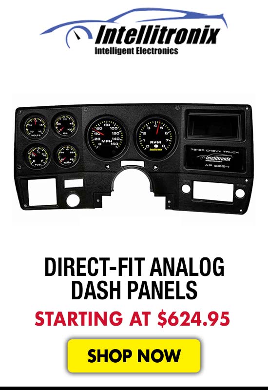 Intellitronix Direct-Fit Analog Dash Panels - Starting at $624.95