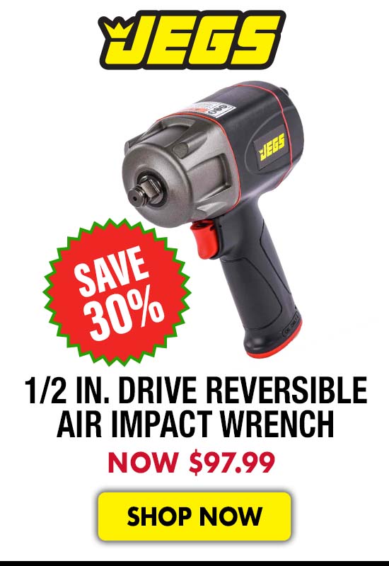 JEGS 1/2 in. Drive Reversible Air Impact Wrench - Now $97.99