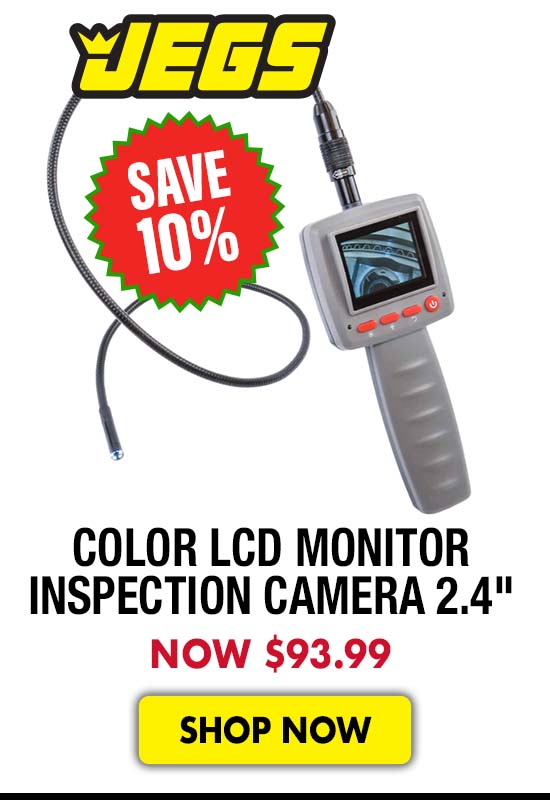 JEGS Color LCD Monitor Inspection Camera 2.4" - Now $93.99
