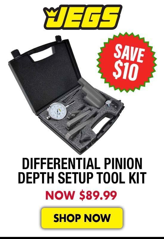 JEGS Differential Pinion Depth Setup Tool Kit - Now $89.99