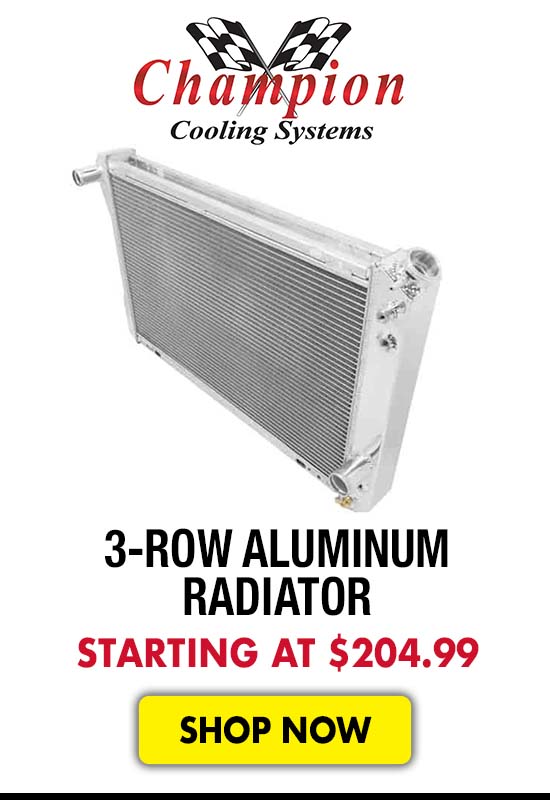 Champion 3-Row Aluminum Radiator - Starting at $204.99