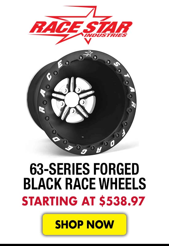RaceStar 63-Series Forged Black Race Wheels - Starting at $538.97