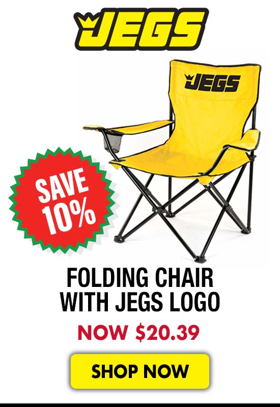 JEGS Folding Chair with JEGS Logo - Now $20.39