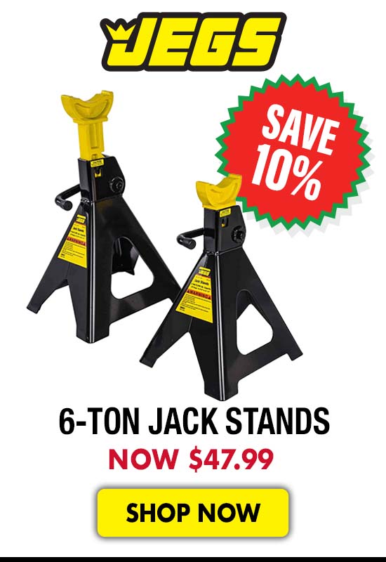 JEGS 6-Ton Jack Stands - Now $47.99