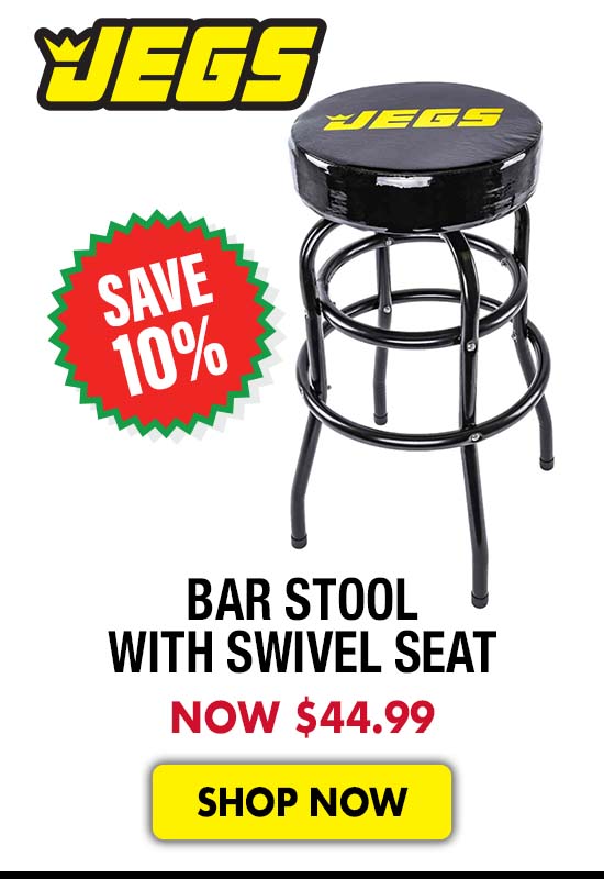 JEGS Bar Stool with Swivel Seat - Now $44.99