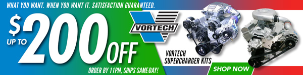 Save Up to $200 on Vortech Superchargers