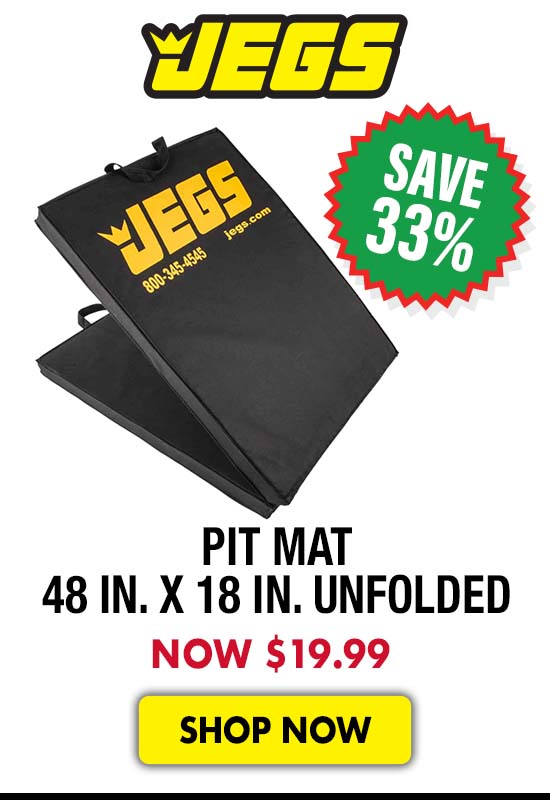 JEGS Pit Mat 48 in. x 18 in. Unfolded - Now $19.99