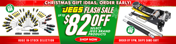 Save up to $82 OFF Select JEGS Brand Products