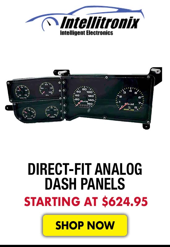 Intellitronix Direct-Fit Analog Dash Panels - Starting at $624.95