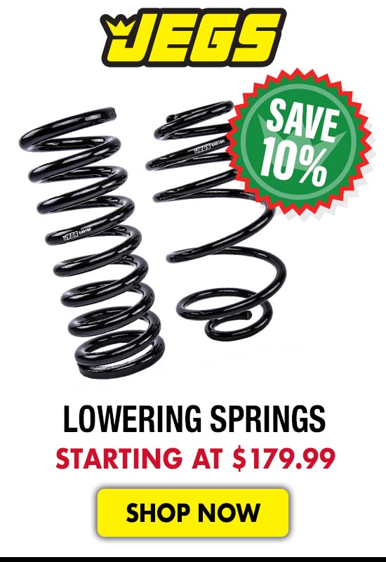 JEGS Lowering Springs - Starting at $170.99