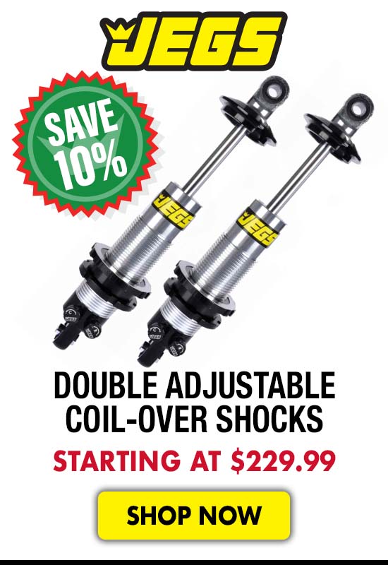 JEGS Double Adjustable Coil-Over Shocks - Starting at $229.99