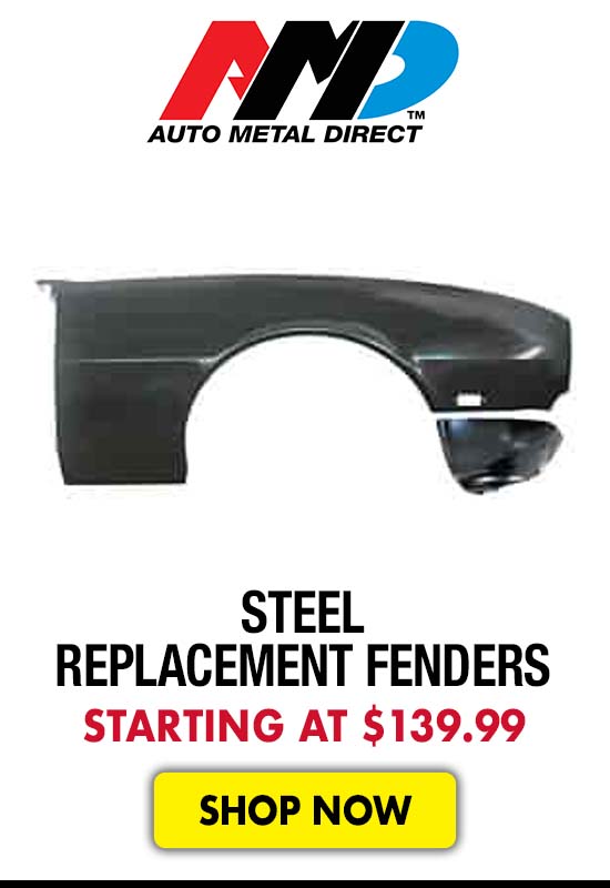 AMD Steel Replacement Fenders - Starting at $139.99