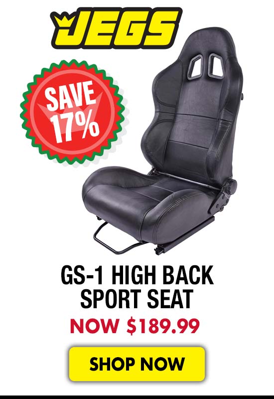 JEGS GS-1 High Back Sport Seat - Now $189.99