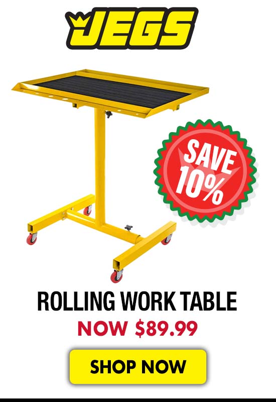 JEGS Rolling Work Table - Now $89.99