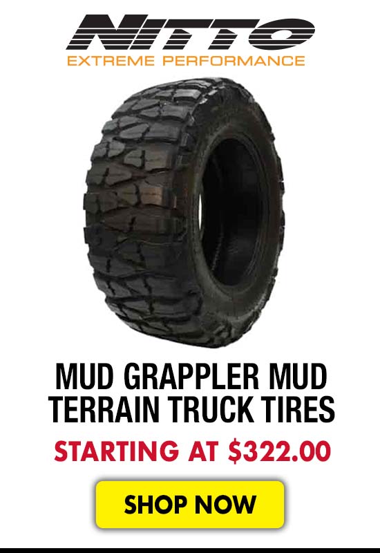 Nitto Mud Grappler Mud Terrain Truck Tires - Starting at $322.00