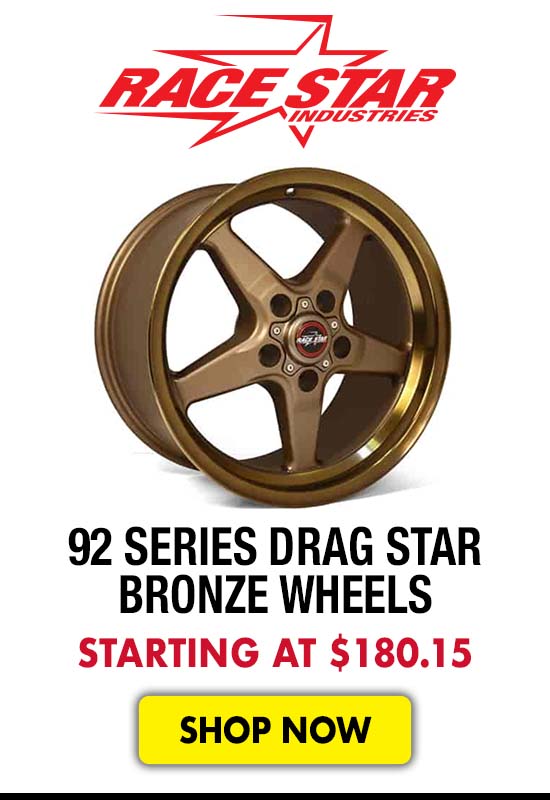 Race Star 92 Series Drag Star Bronze Wheels - Starting at $180.15