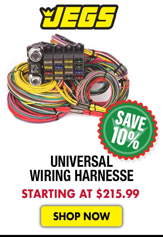 JEGS Universal Wiring Harnesses - Starting at $215.99