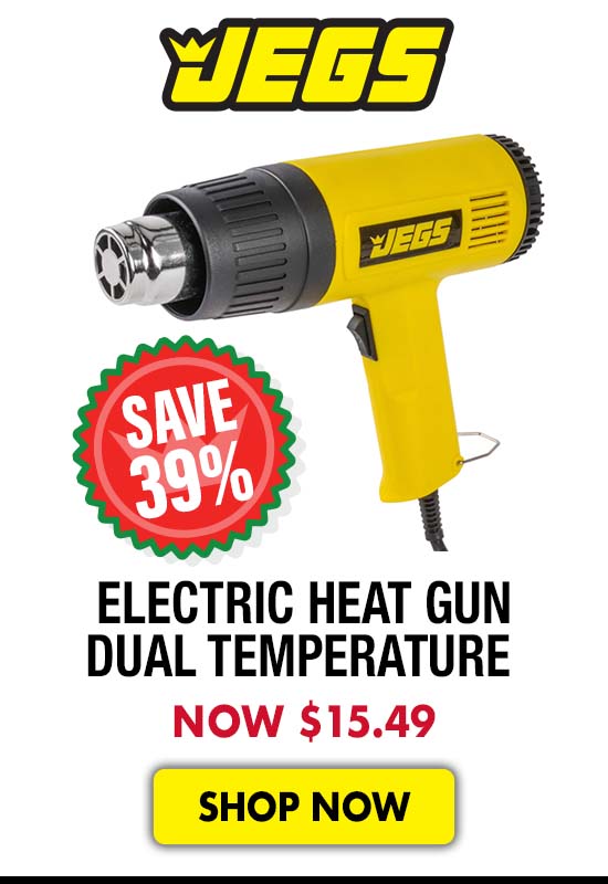 JEGS Electric Heat Gun Dual Temperature - Now $15.49