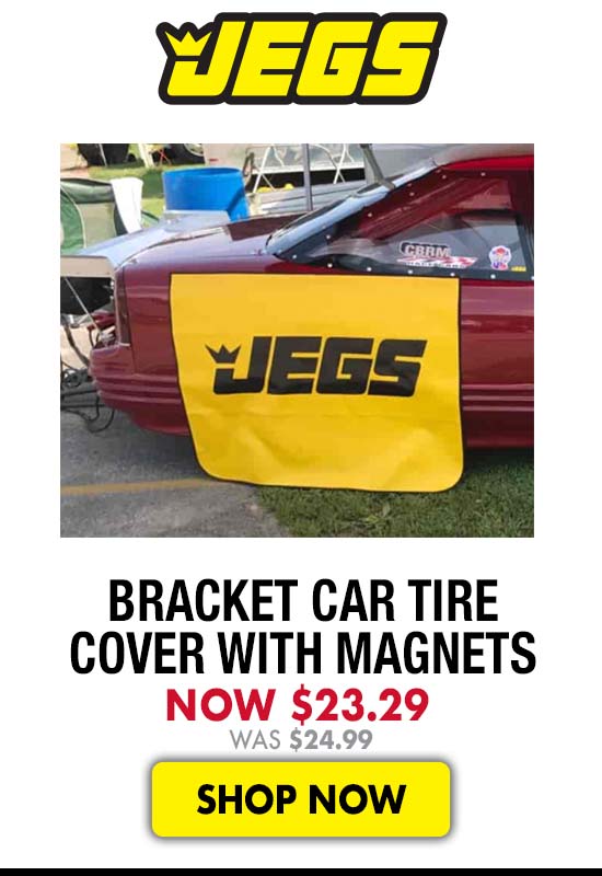 JEGS Bracket Car Tire Cover with Magnets - Now $23.29