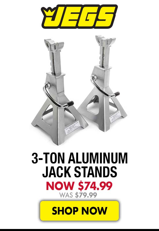 JEGS 3-Ton Aluminum Jack Stands - Now $74.99